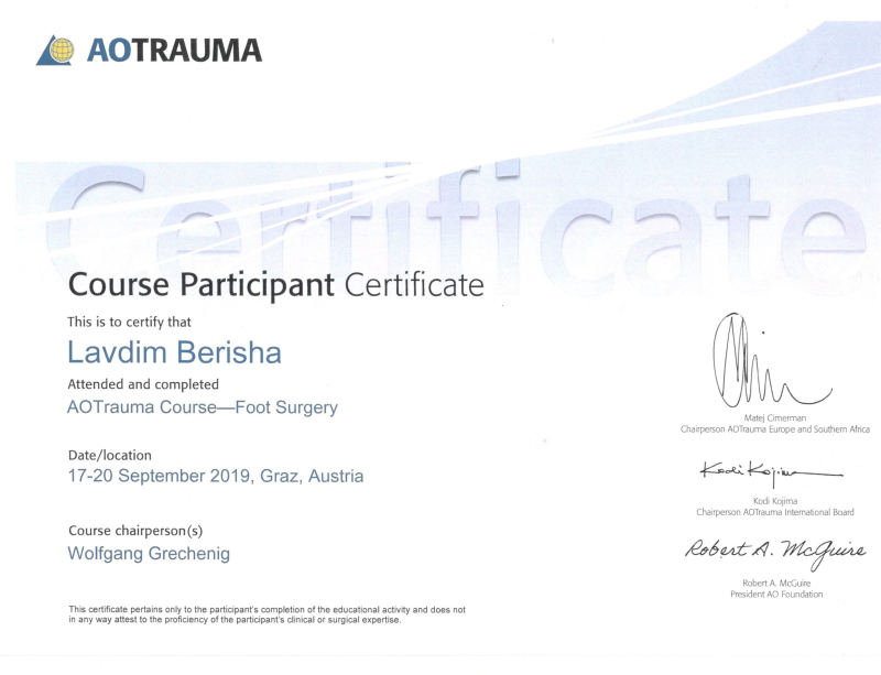 AOTrauma Course - Foot Surgery